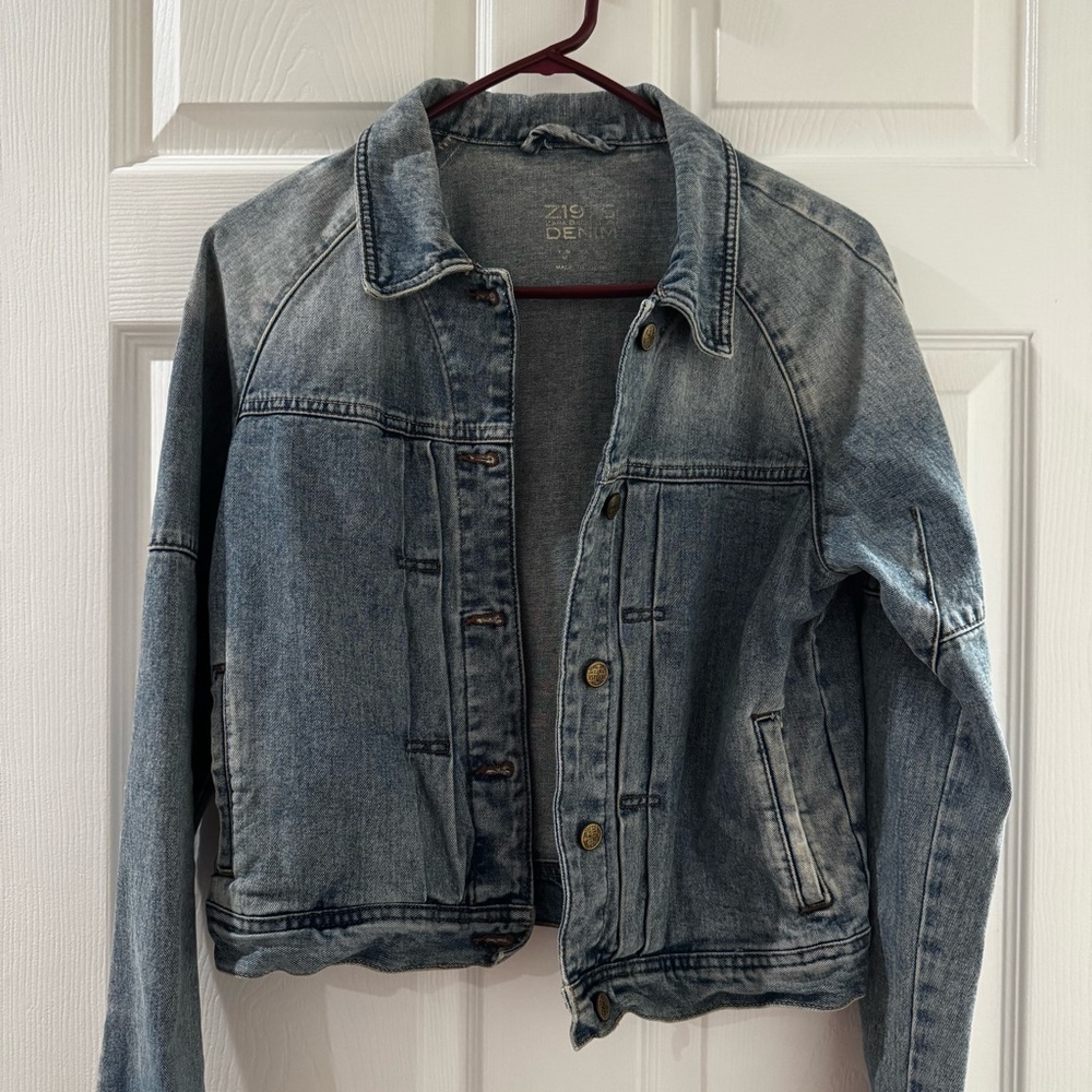 Zara Light Wash Denim Jacket